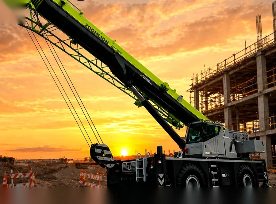 Grúa RT Zoomlion ZRT 900 90 toneladas Argentina